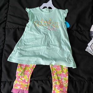 Two piece 18 month outfit for baby girl